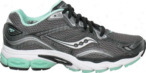 Saucony Progrid Omni 10 (women's) - Grey/aqua