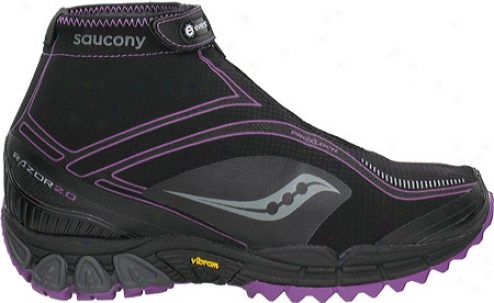Saucony Progrid Razor 2.0 (women's) - Black/purple