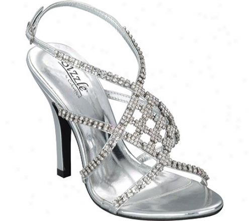 Sizzle Broaddway (women's) - Silver Metaklic