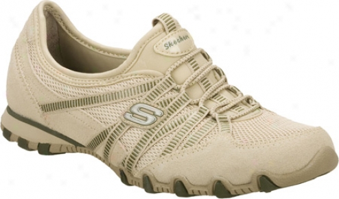 Skechers Bikers Hot Ticket (women's) - Natural/olive