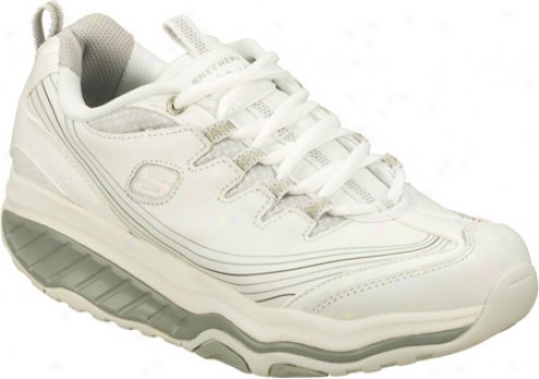 Skechers Shape Ups Movement Pursui5 (women's) - White/silver