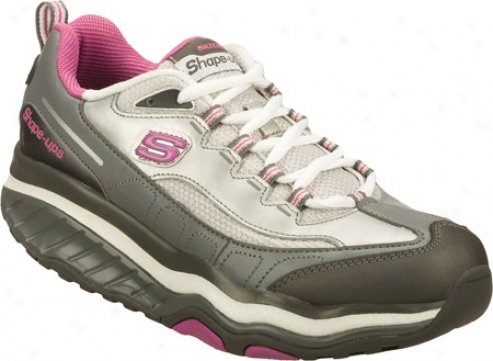 Skechers Shape Ups Evolution (women's) - Grey/pink