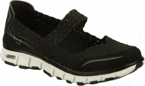 Skechers Tone Ups Flex Stellar (women's) - Black/white