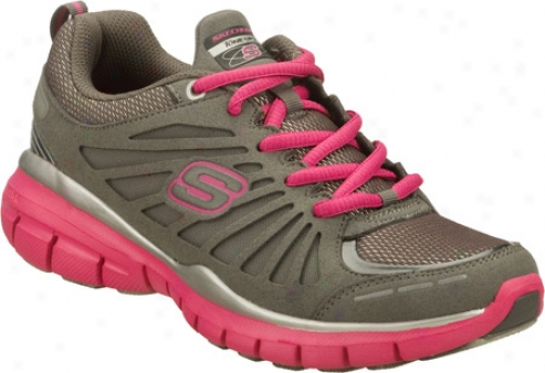 Sekchers Tone Ups Run (women's) - Gray/pink