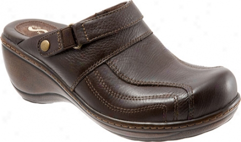 Softwalk Macy (women's) - Dark Brown Soft Tumbled Leather