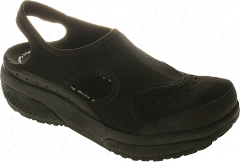 Spring Step Gesticulation (women's) - Black Nubuck/lycra