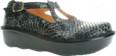 Spring Step Artiste (women's) - Black Marble Print Leather