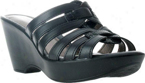 Spring Step Attractiln (women's) - Black Leather