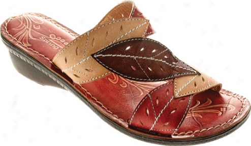 Spring Step Azalea (women's) - Red Leather