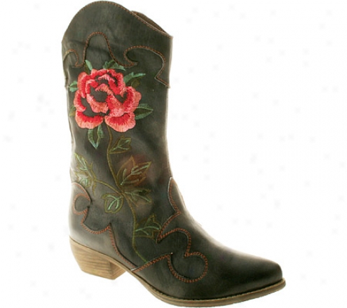 Spring Step Cheyenne (woemn's) - Black Leather