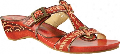 Spring Step Cinnamon (women's) - Red Leather