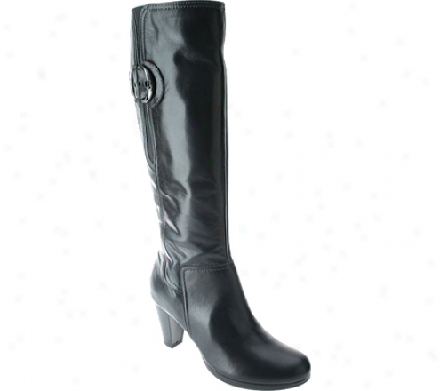 Warp Step Delectable (women's) - Black Leather