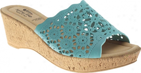 Spring Step Devotion (women's) - Turquoise Leather