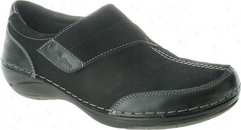 Spring Step Elara (women's) - Black Leather/nubuck