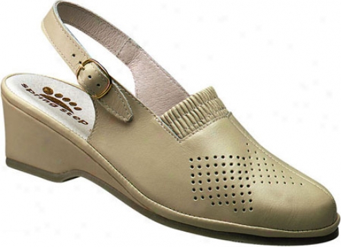 Spring Step Gina (women'z) - Beige Leather