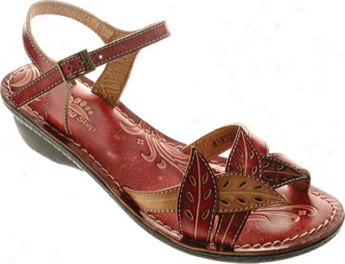 Spring Step Marigold (women's) - Red Leather