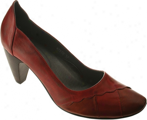 Spring Step Mirth (women's) - Red Multi Leather