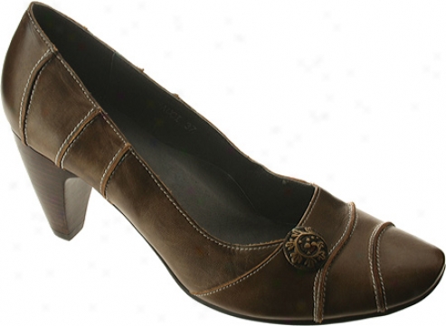 Spring Step Sauci (women's) - Black/olive Multj Leather