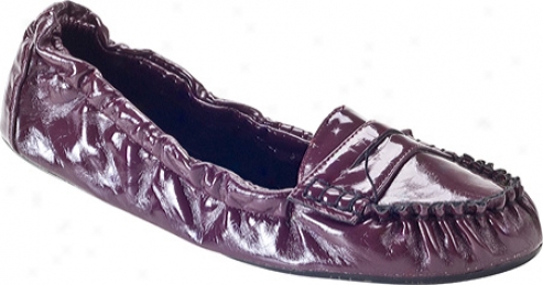 Tash Folds Working Girl (women's) - Maroon Patent