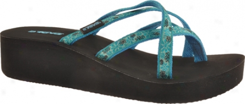 Teva Mandalyn Wedge Ola (women's) - Aster Turquoise