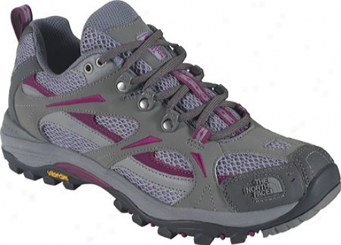 The North Fafe Hedgehog Iii (women's) - Moon Mist Grey/berry Lacquer Purple