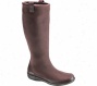 Ae5rex Berries Tall Boots (women's) - Cocoberry Strech Fabric/leather