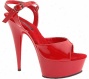 Lucious Covergirl-609 (women's) - Red Patent/red
