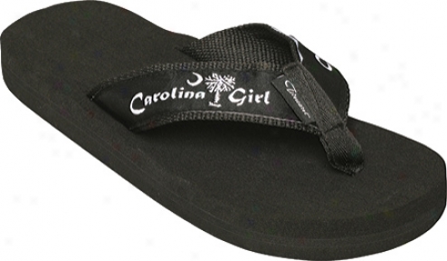 Tidewater Sandals Carolina Girl (women's) - Black/white