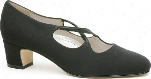 Trotters Jamie (women's) - Black Microfiber