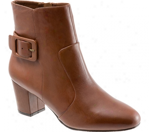 Trotters Jessie (women's) - Cognac Sift Kid Leathed