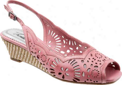 Trotters Melanie (women's) - Pink Veg Calf Leather