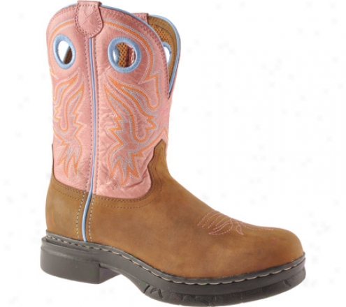 Twisted X Boots Wez0004 (women's) - Marbled Distressed/lt Pink Leather