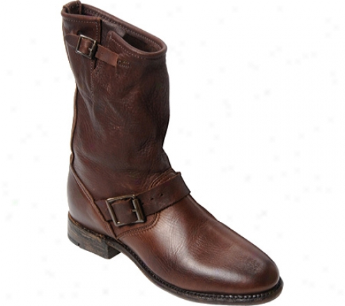 "vintage Shoe Company 10"" Pull-on Engineer Boot 2200"" (women's) - Brown Leather"