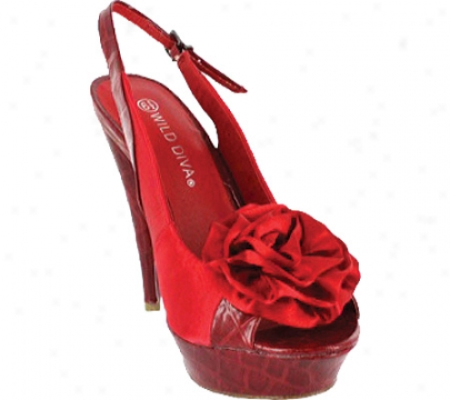 Wild Diva Lamis-06 (women's) - Red Satin