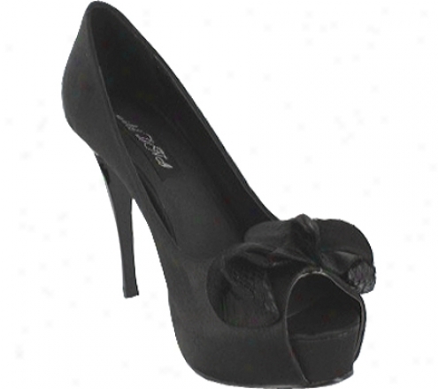 Wild Diva Lara-02 (women's) - Black Satin