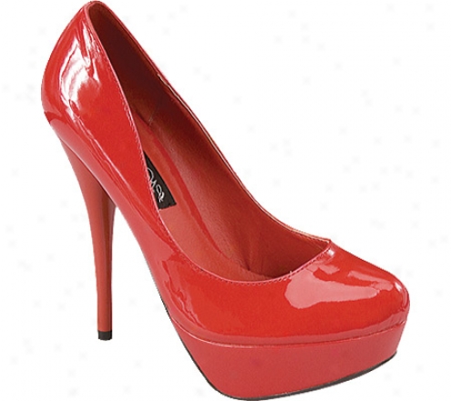 Wild Diva Licorice-01 (women's) - Red Patent