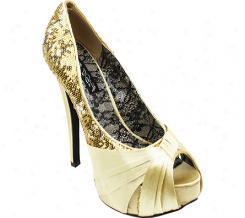 Wild Diva Lollipop-11 (women's) - Gold Satin