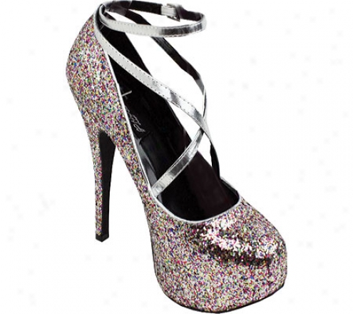 Wild Diva Lollipop-23 (women's) - Silver Glitter