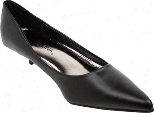 Wild Diva Lora-01 (women's) - Black Polyurethane