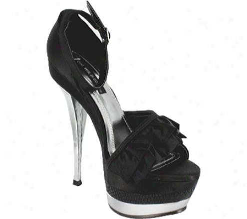 Wild Diva Machesa-01 (women's) - Black Satin