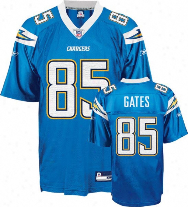 Antonio Gates Young men Jersey: Reebok Powder Blue Replica #85 San Diego Chargers Jersey