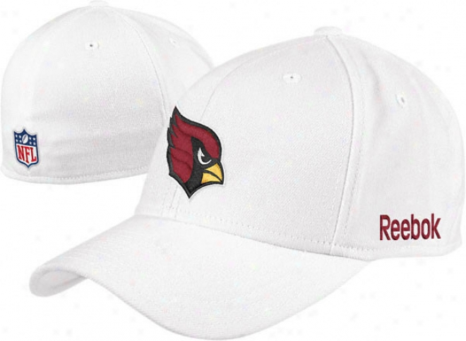 Arizona Cardinals 2010 White Flex Sideline Structured Hat