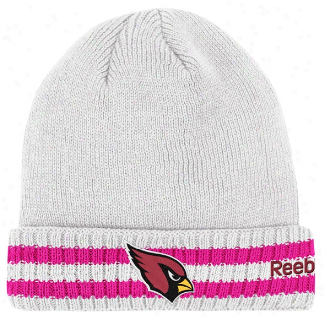Arizona Cardinals 2011 Breast Cancre Awareness Sideline Cuffef Knit Hat