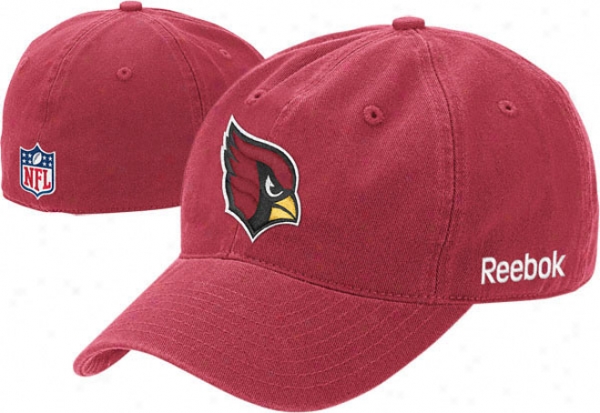 Arizona Cardinals 2011 Red Fitted Sideline Slouch Hat