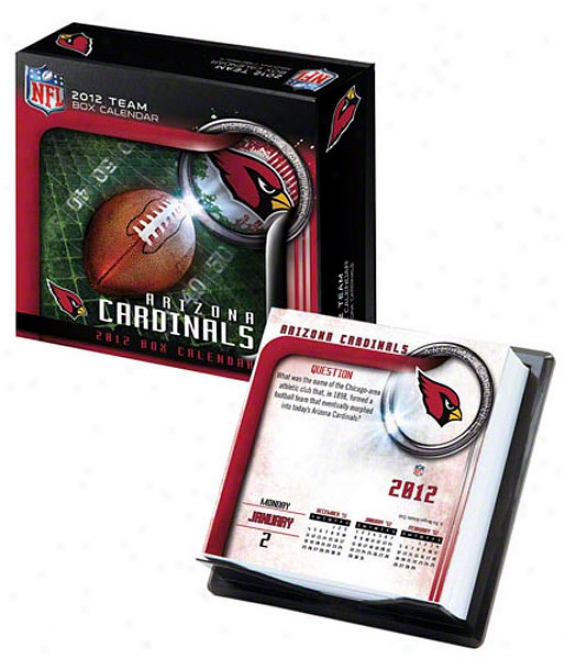 Arizona Cardinals 2012 Box Calendar