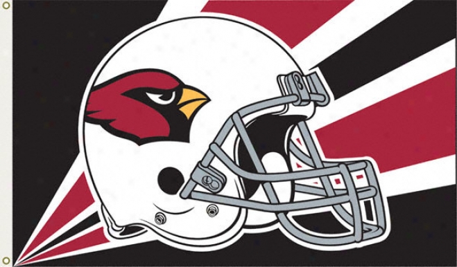 Arizona Cardinals 3x5 Helmet Flag