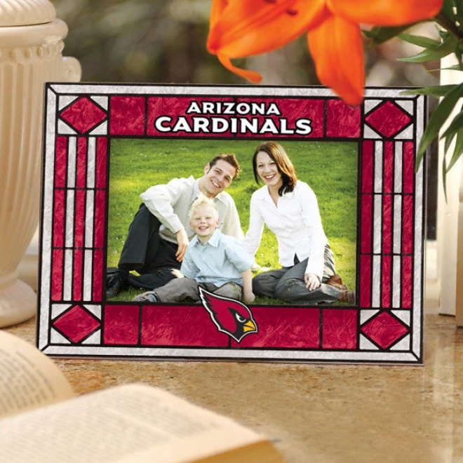 Arizona Cardinals Art Glaxs Horizontal Frame