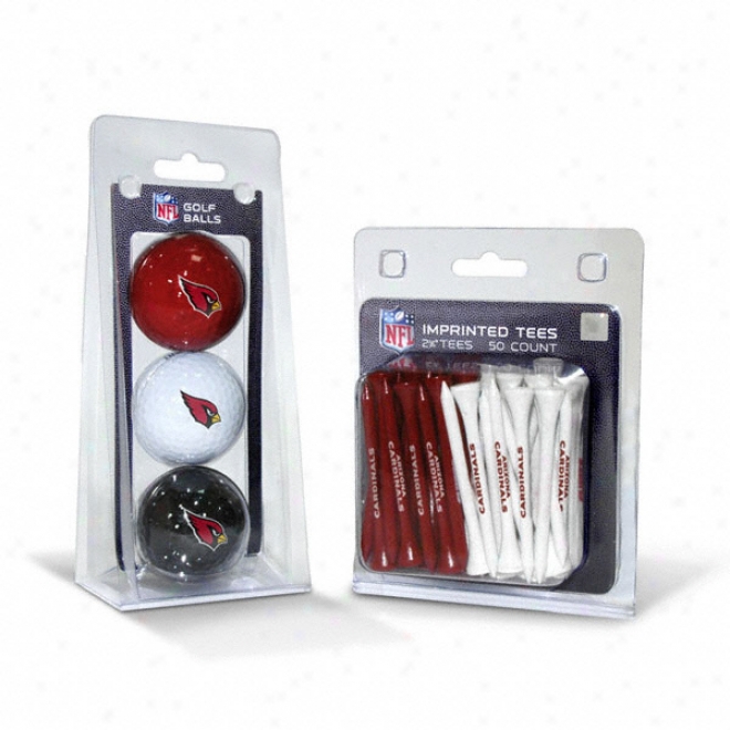 Arizona Cardinals Ball & Tee Set