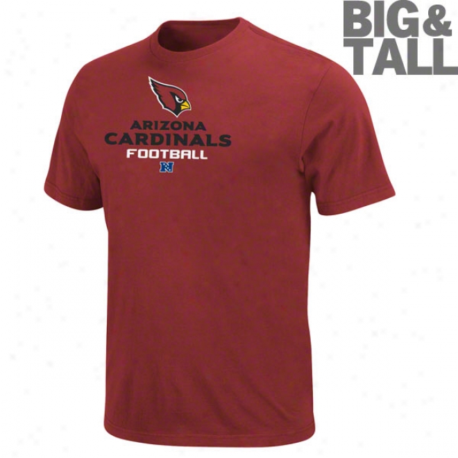 Arizona Cardinals Big & Tall Critical Victory V T-shirt