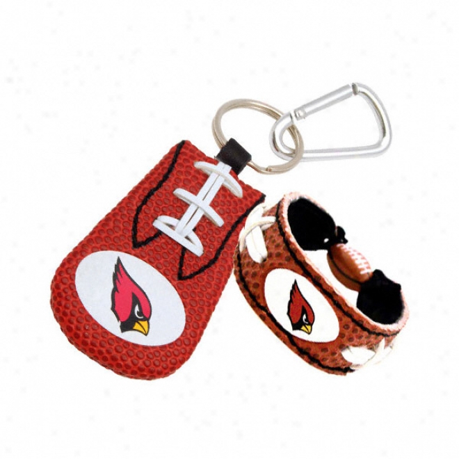 Arizona Cardinals Bracelet & Keychain Set